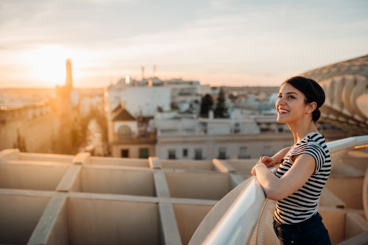 Woman in Sevilla Spain