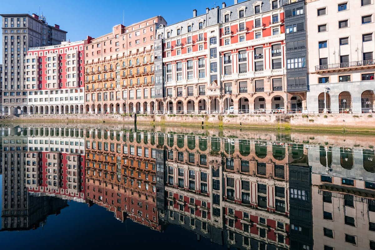 Beautiful Waterfront In Bilbao, Spain