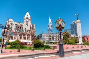 Europe Square In Batumi, Georgia